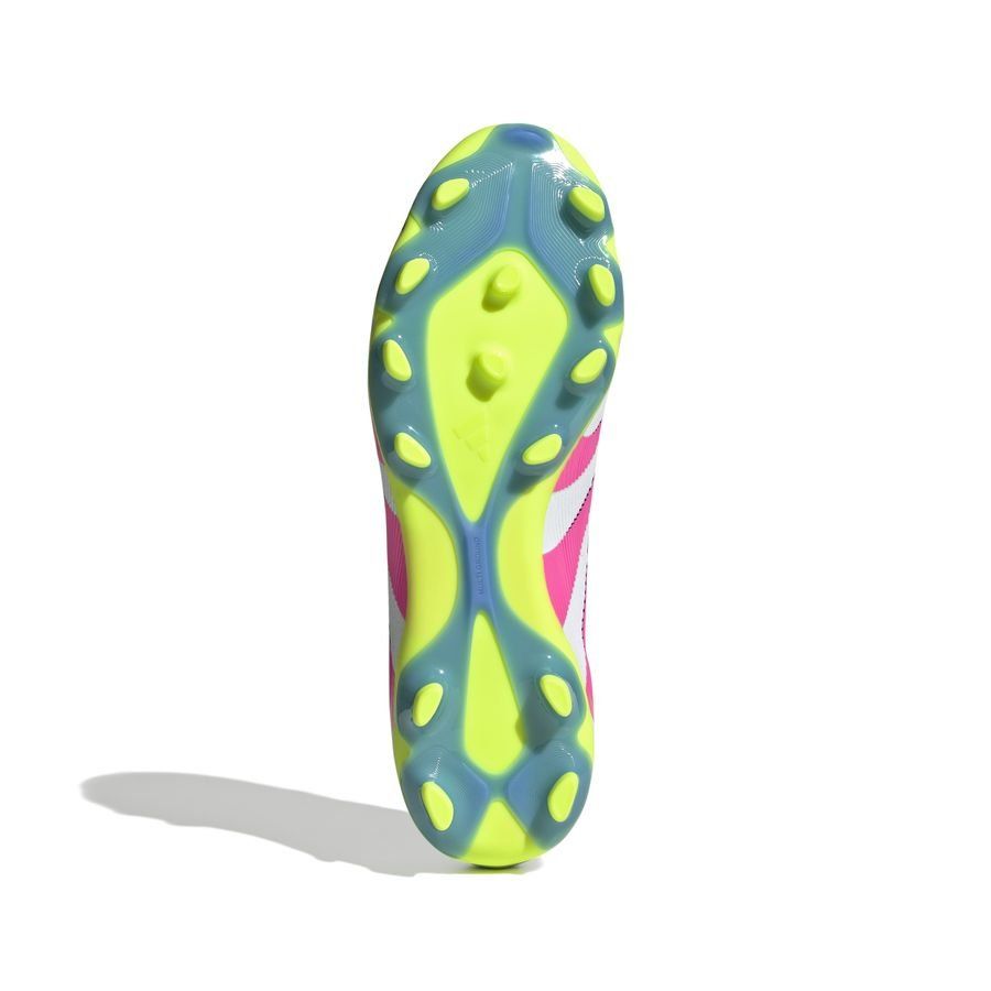 adidas Predator Pro MG Celestial Victory - Blanc/Lucid Pink/Lucid Lemon
