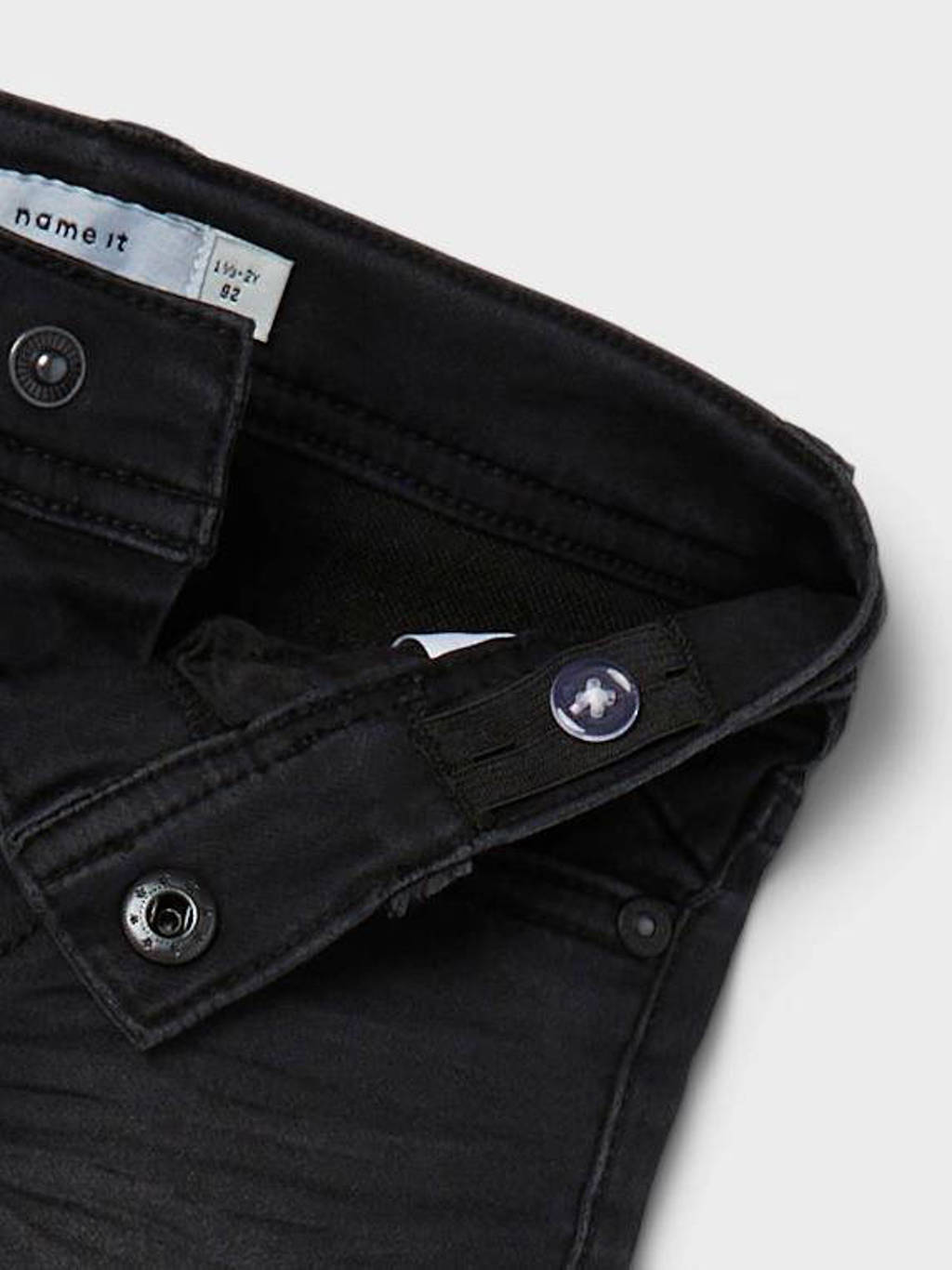 NAME IT slim fit jeans NMMTHEO black denim