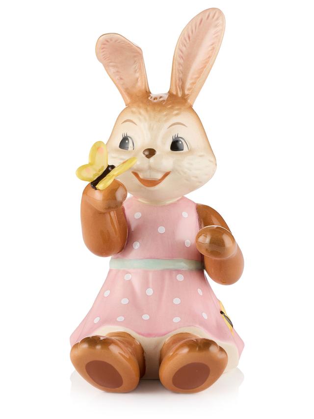 Dekorieren macht glücklich Goebel Hasenfigur