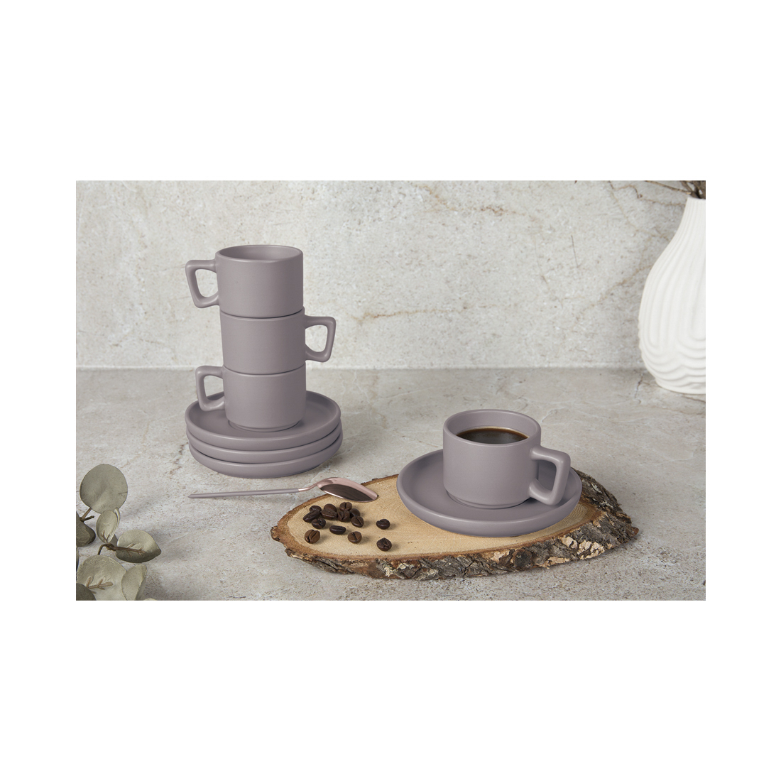 Berlinger Haus Espressotassen-Set Taupe Collection
