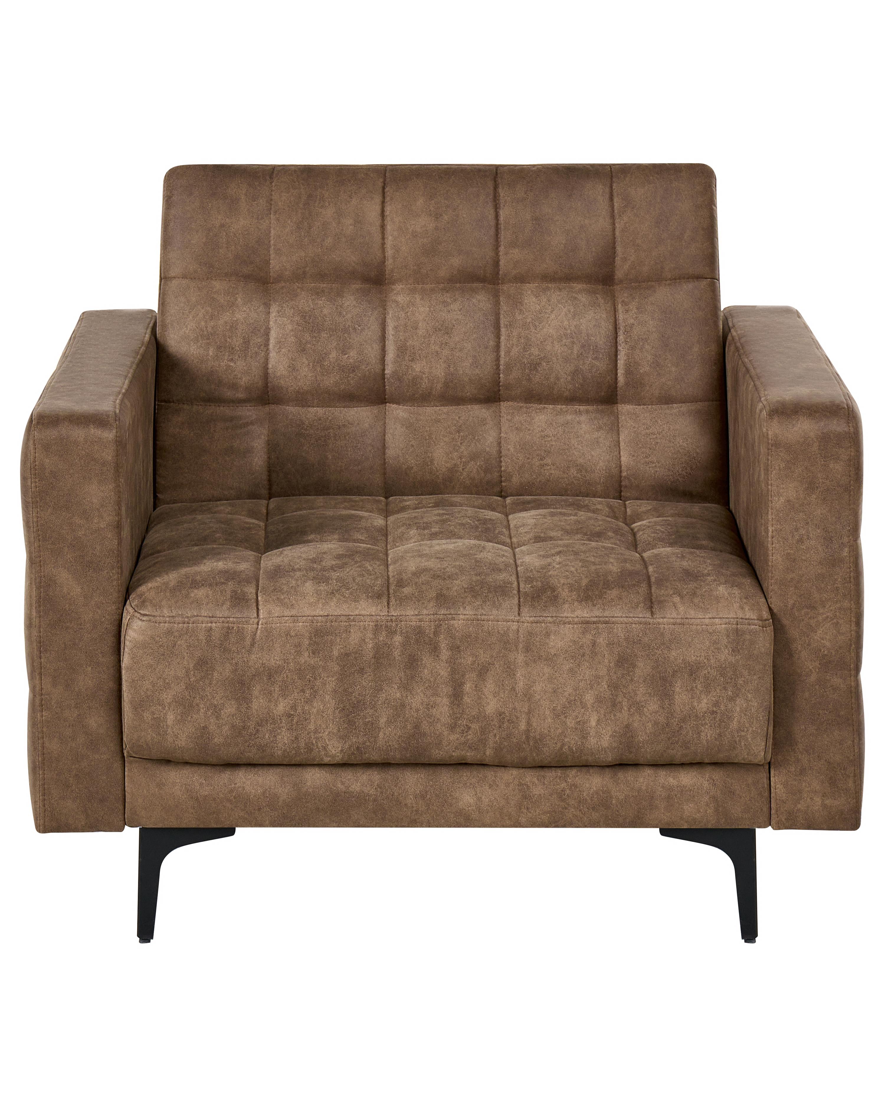 Fauteuil ABERDEEN Kunstleer Bruin