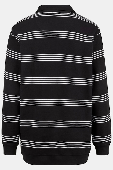 Boston Park Sweatshirt, Ringel, Troyerkragen, bis 72/74