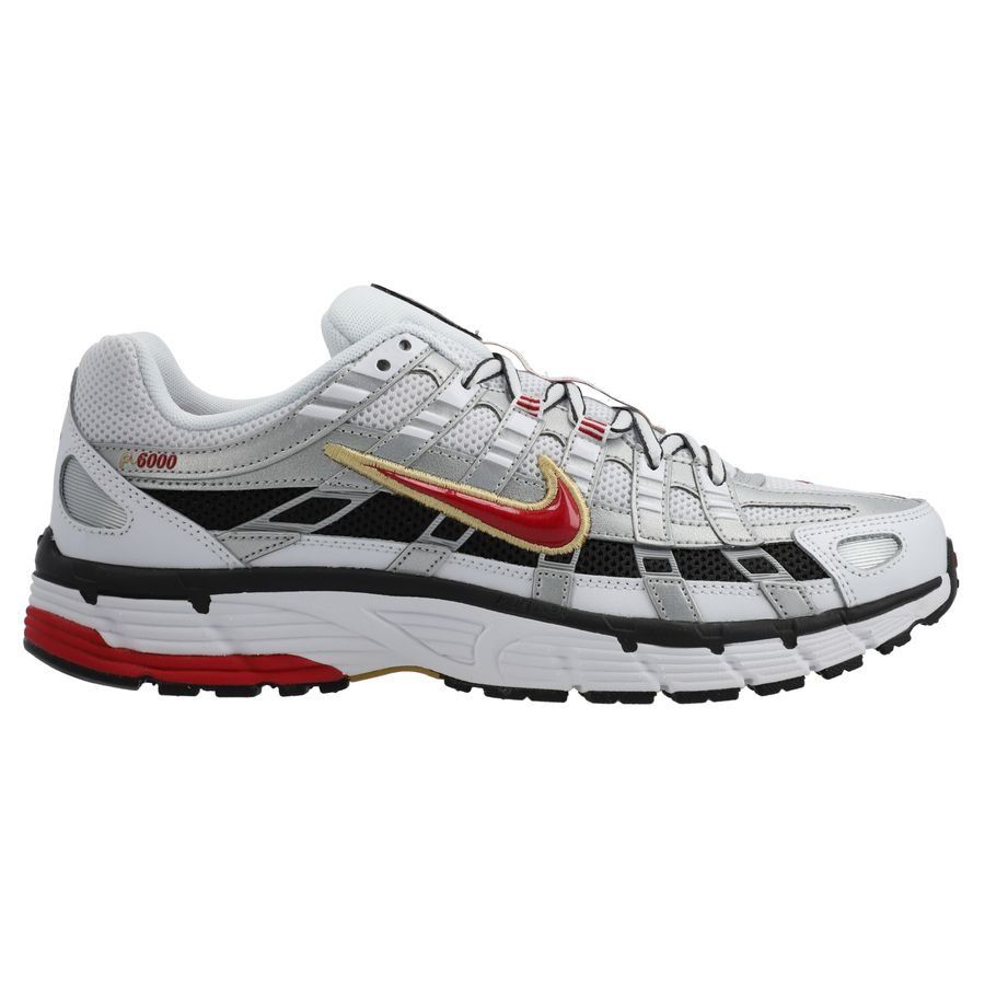 Nike Chaussures P-6000 - Argenté/Rouge Femme