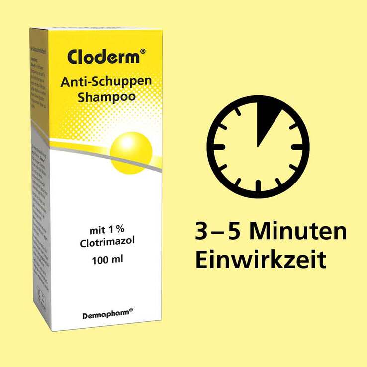 Cloderm Anti Schuppen Shampoo, 50 ml