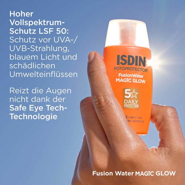 ISDIN Fotoprotector Fusion Water Magic glow LSF 50, 50 ml
