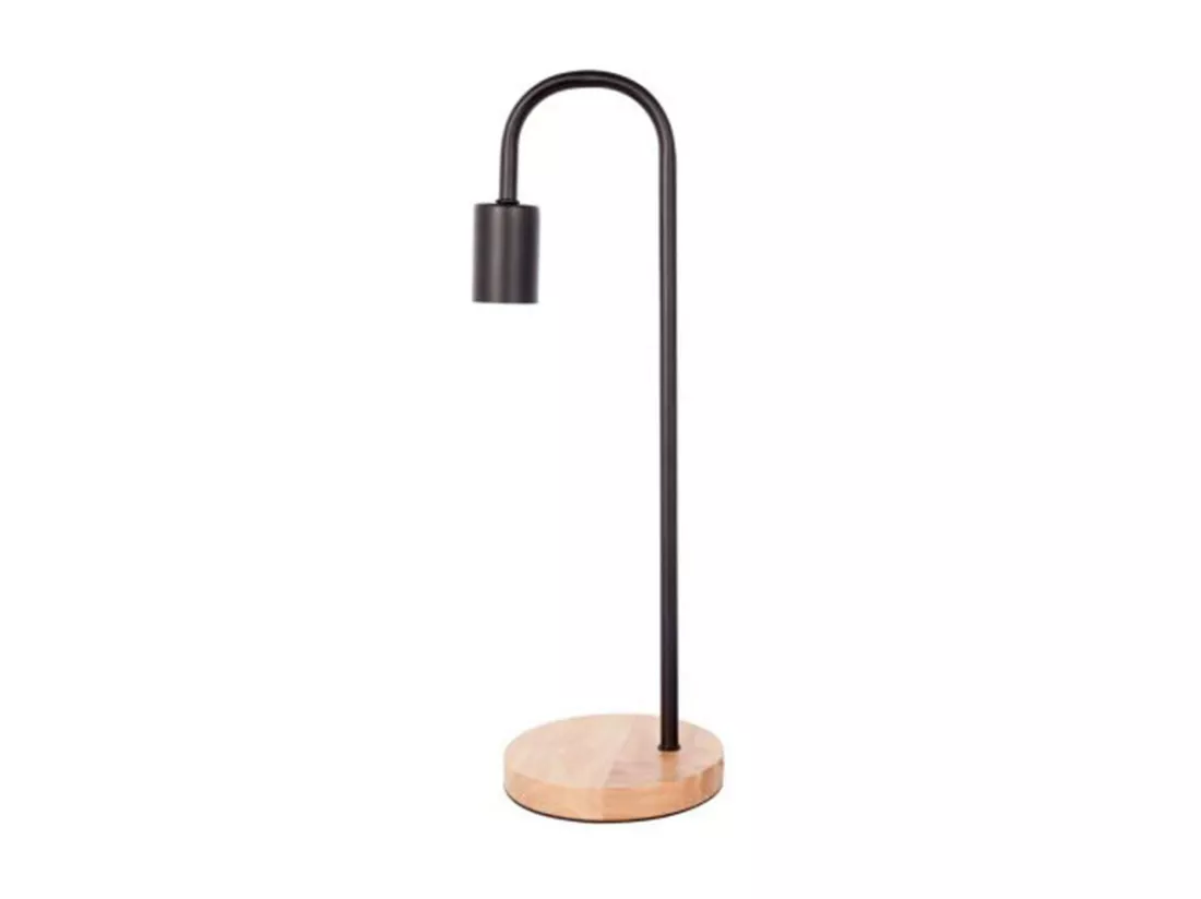 Lampe à Poser Bois & Métal 