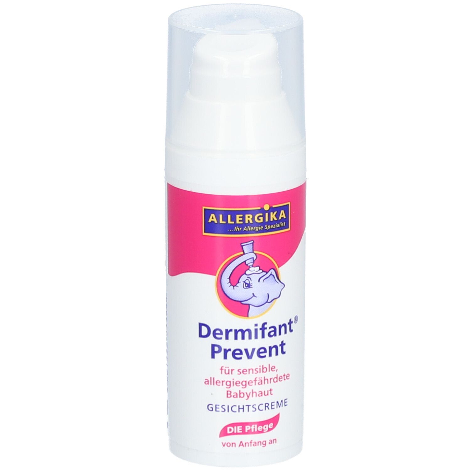 Dermifant® Prevent Gesichtscreme - Gesichtscreme für sensible, allergie-gefährdete Babyhaut, speziell entwickelt für Babys & Kids aus Allergiker-Familien