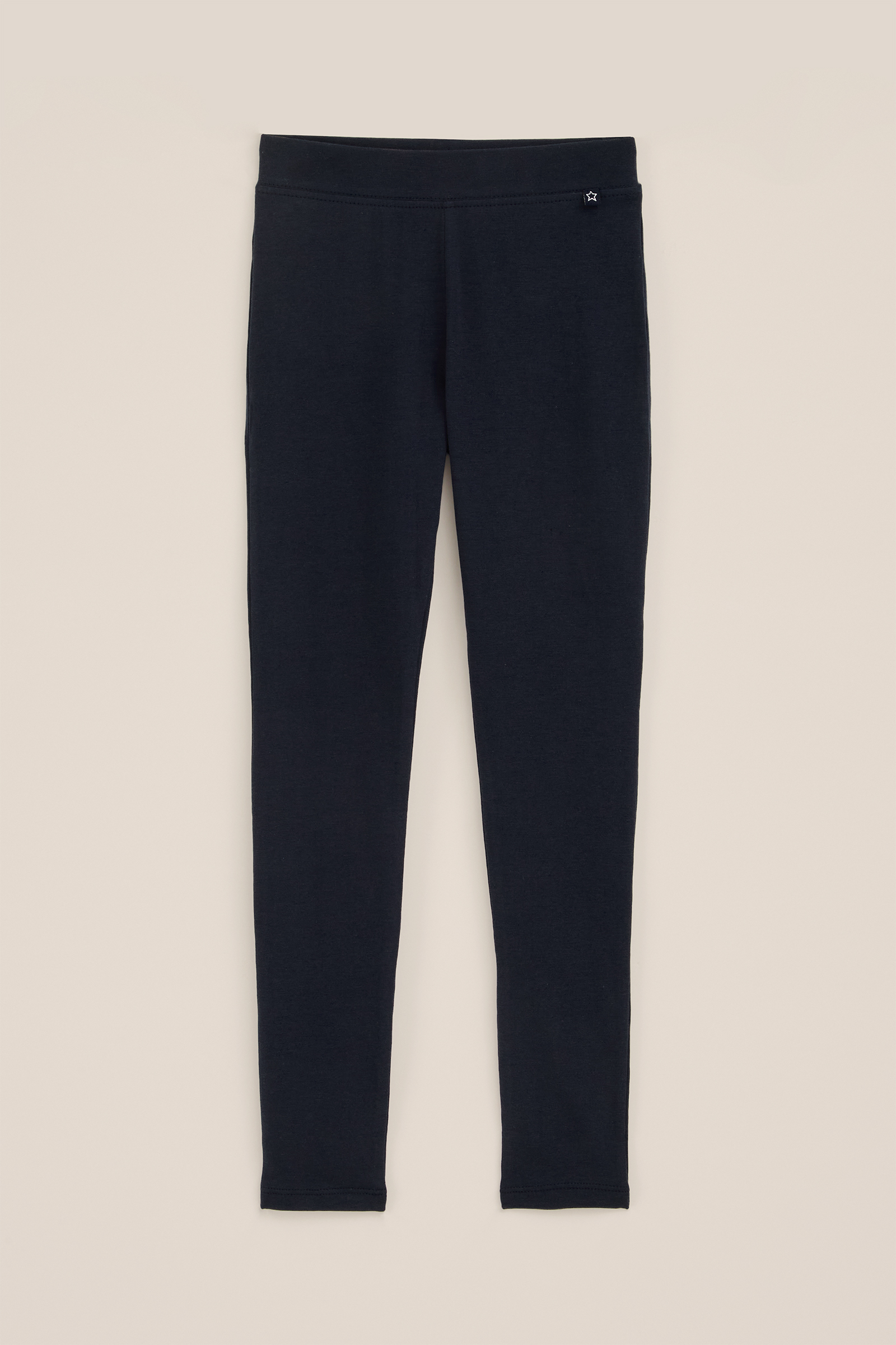 Meisjes legging Fundamentals Marineblauw