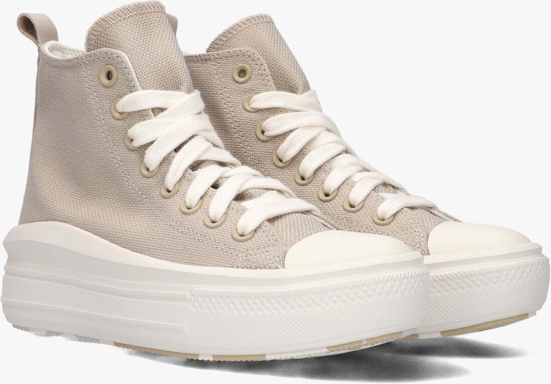 CONVERSE grijze converse hoge sneaker chuck taylor all star move