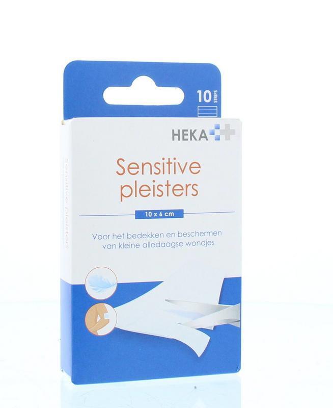 Heka Klein Wondpleister Sensitive 1 M x 6 CM 10 Stuks