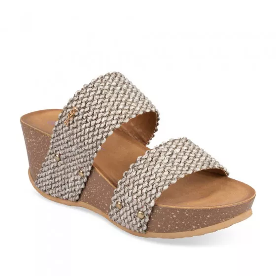 Mules TAUPE LADY GLAM