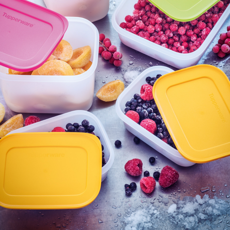 Mittleres Eiskristall-Set (5) Das Gefrierbehälter-Set für mehr Ordnung im Tiefkühlschrank