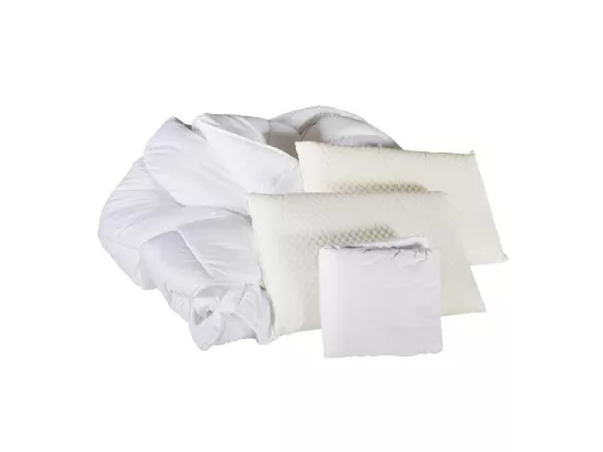 OLYMPE LITERIE | Pack REVERIE Protège matelas + Couette + Oreiller 160x200 cm