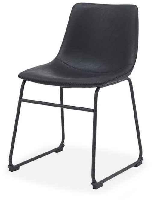 Eetkamerstoel Zwart HU-77.013 Risto B47 x D55 x H79 cm