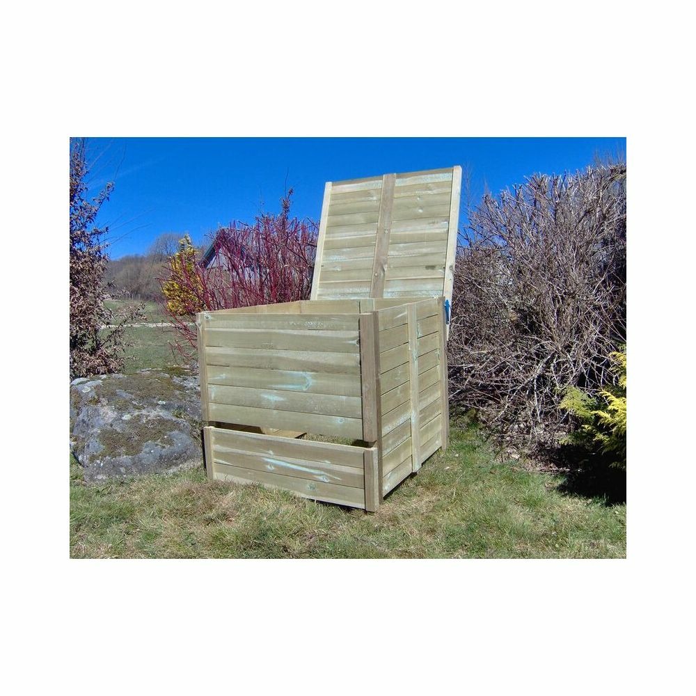 Composteur de jardin 900 litres douglas du morvan
