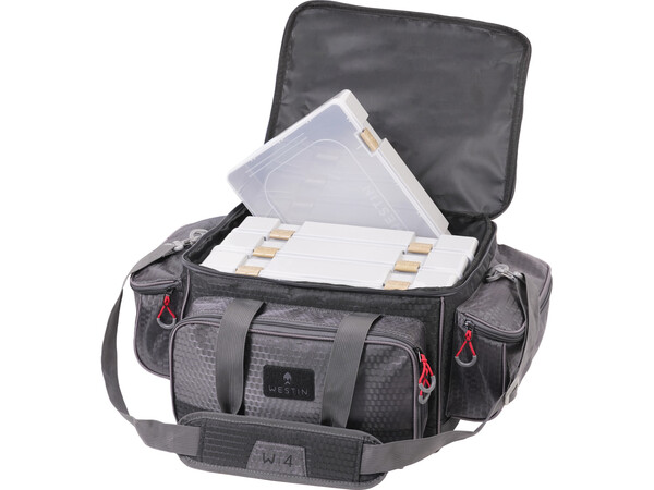 Sac à bandoulière Westin W4 Jumbo Lure Loader Large Titanium Black (Incl. 4 Boîtes)