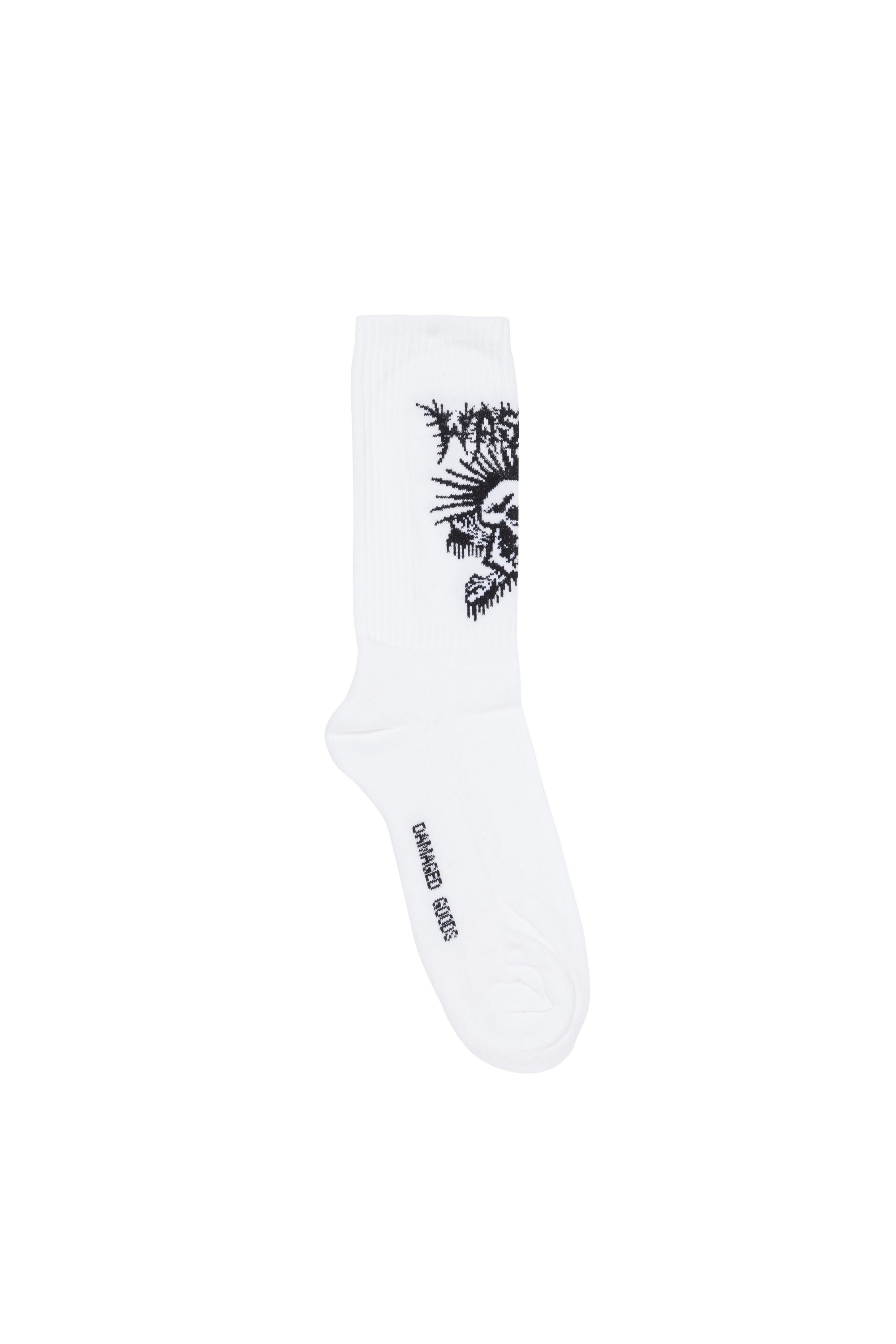 WASTED Chaussettes EXIT Blanc