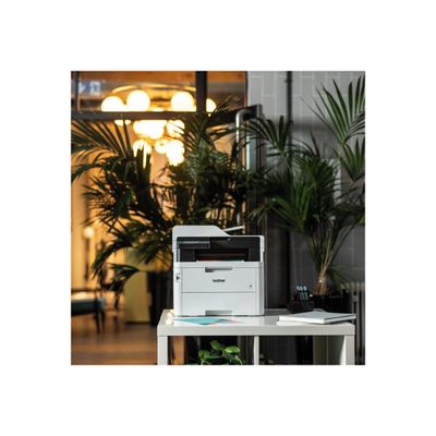 Brother MFC-L3760CDW - imprimante multifonction laser couleur A4 - USB 2.0, Gigabit LAN, Wi-Fi(n), hôte USB