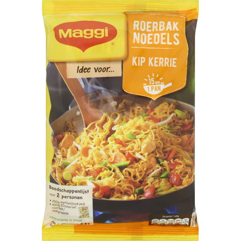 Maggi Stir-fry noodles chicken curry