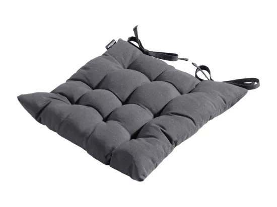 Coussin de siège Panama 46x46 cm Gris