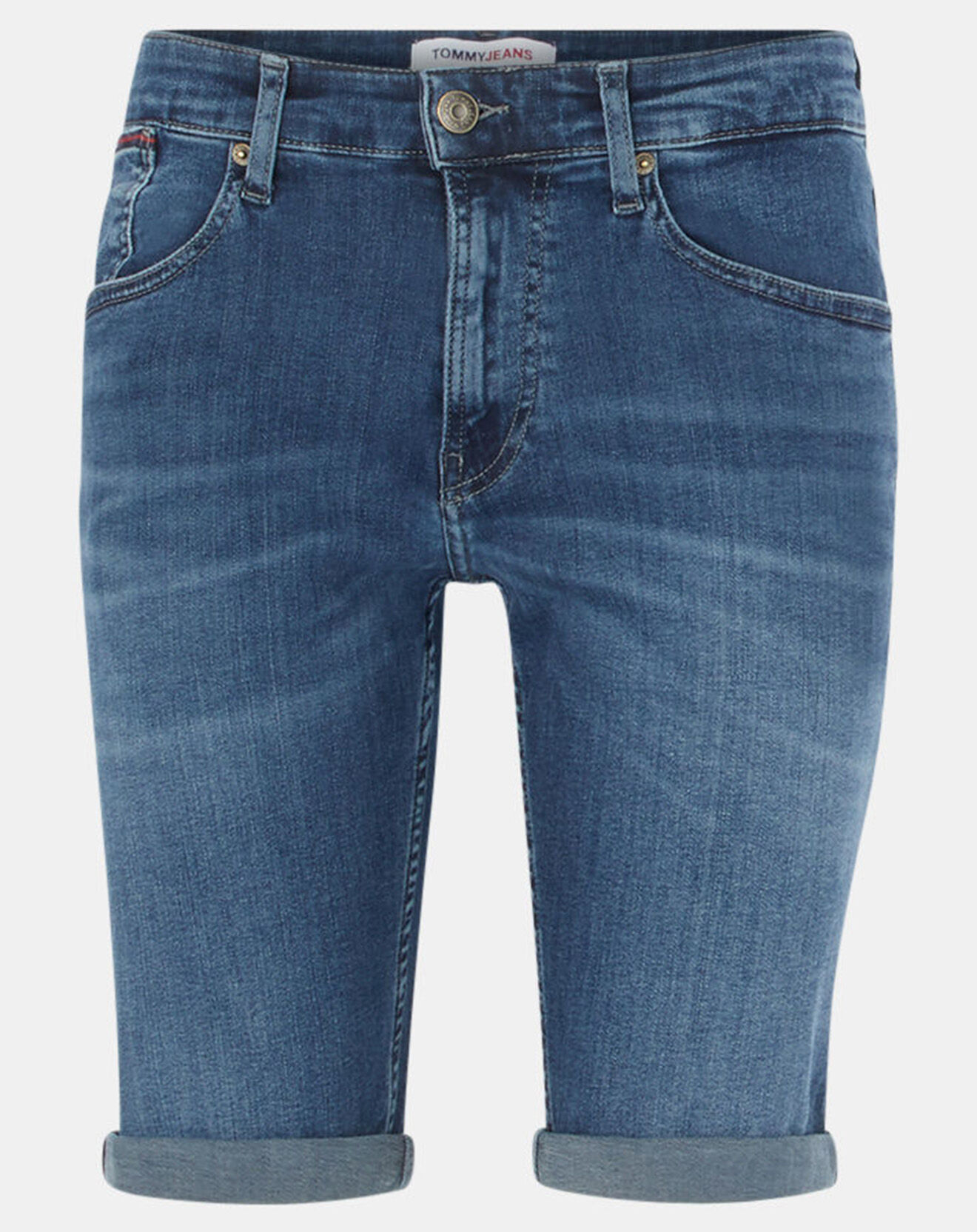 Tommy Jeans Short Ronnie Rlxd bleu jean foncé