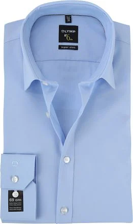 OLYMP No'6 six Skinny Fit Overhemd Blauw Extra Lange Mouwen 046669-10 kopen