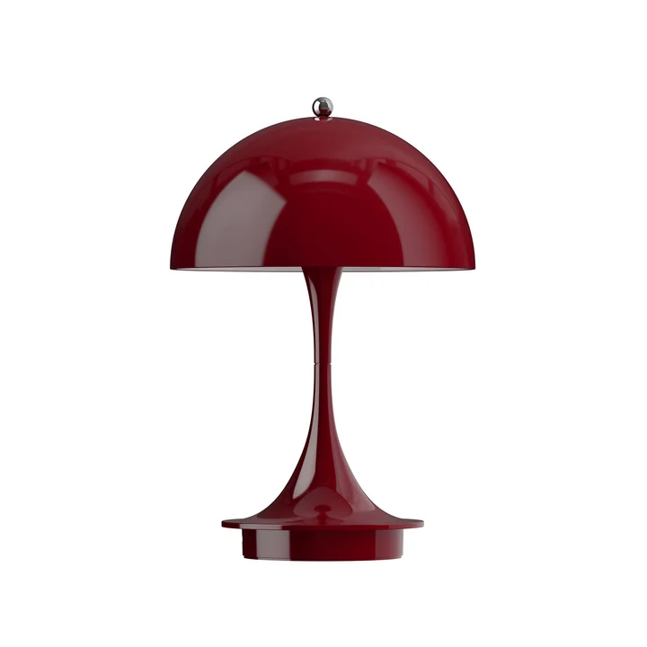 Louis Poulsen - Panthella 160 Portable V3 Akku LED-Tischleuchte, opak burgundy
