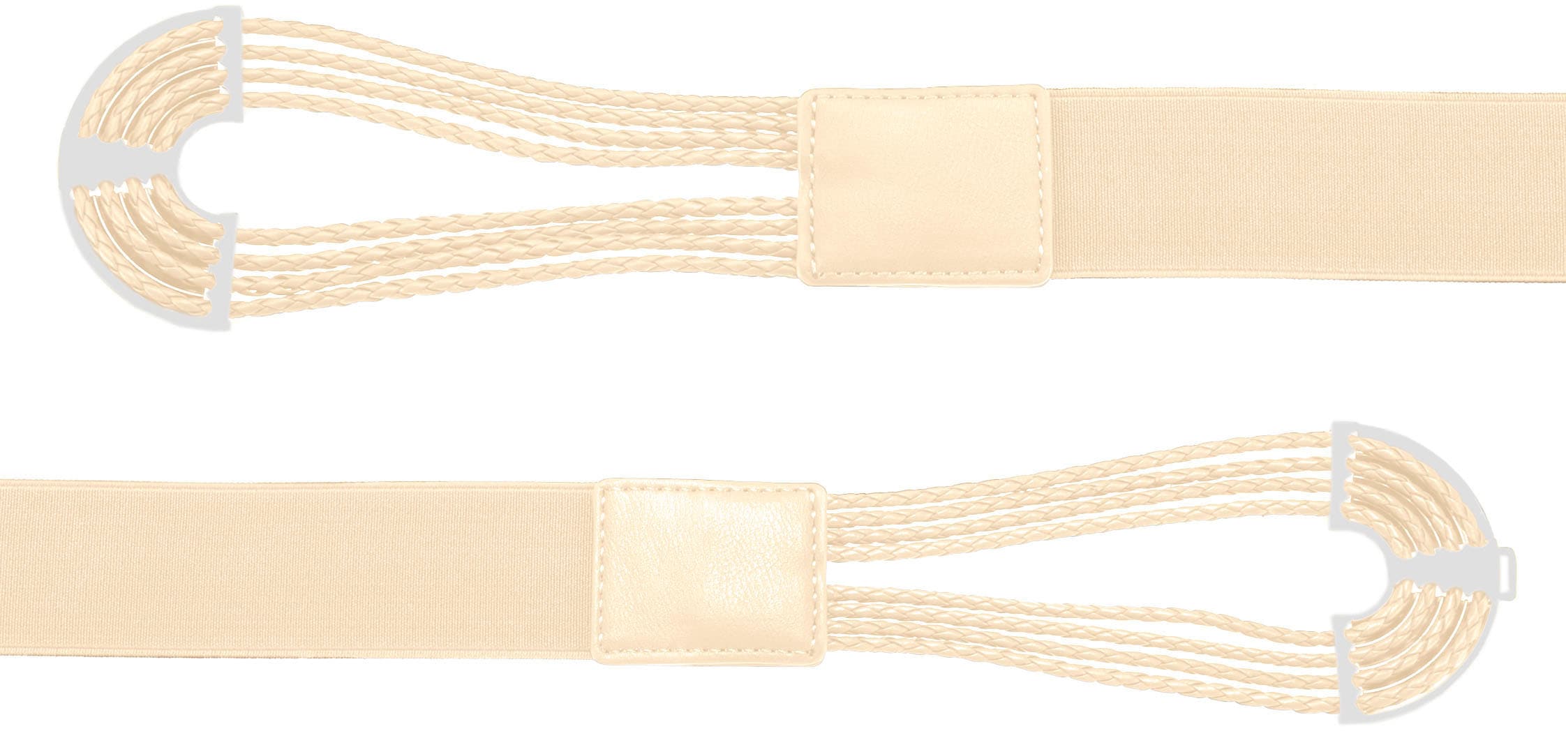 LASCANA Taillengürtel »Stretchgürtel«, Bauchgürtel, Schmuckgürtel, Shaping-Effekt, für Kleid & Overall