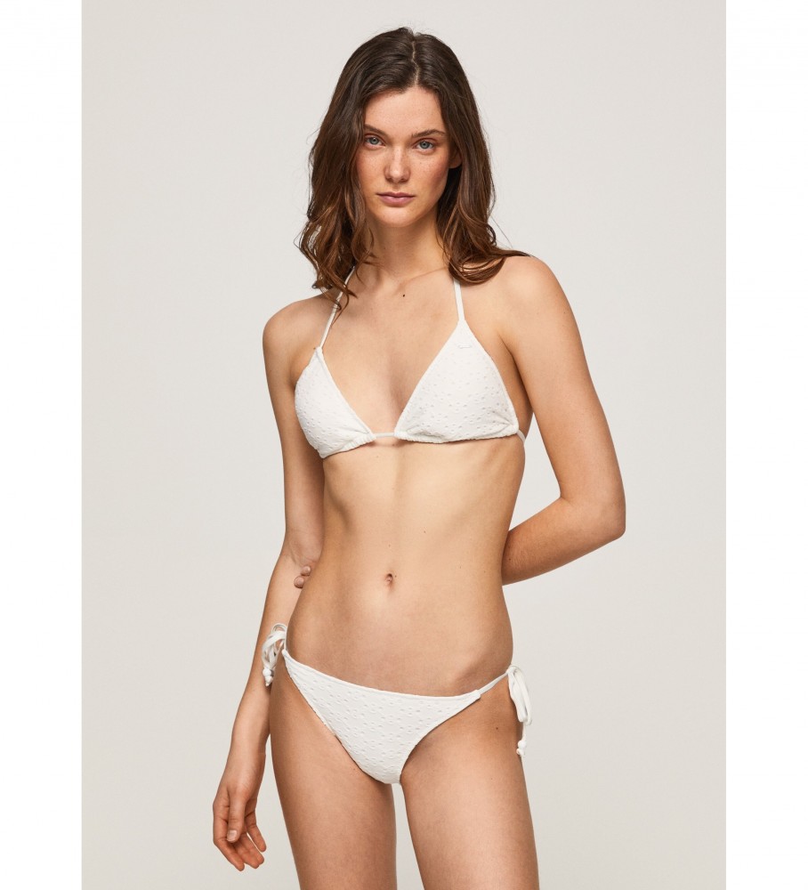Sutiã biquíni branco Mimi da Pepe Jeans