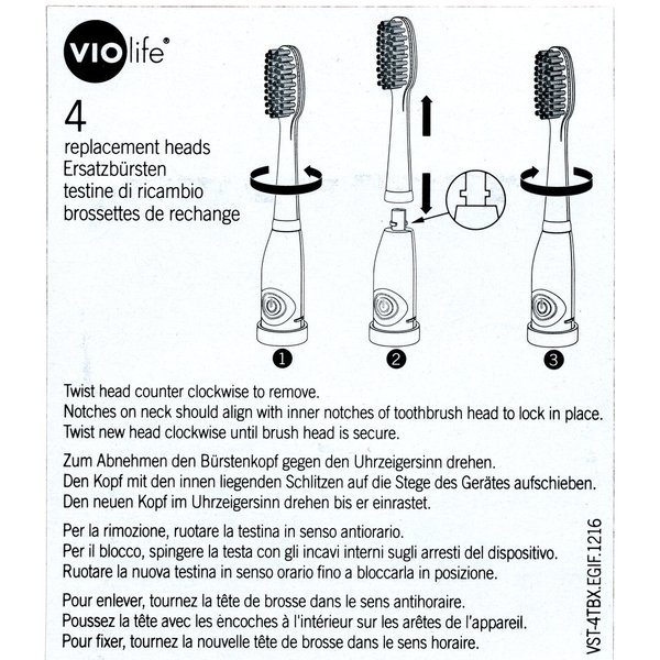 Slim Sonic Bürstenköpfe (4 St.)