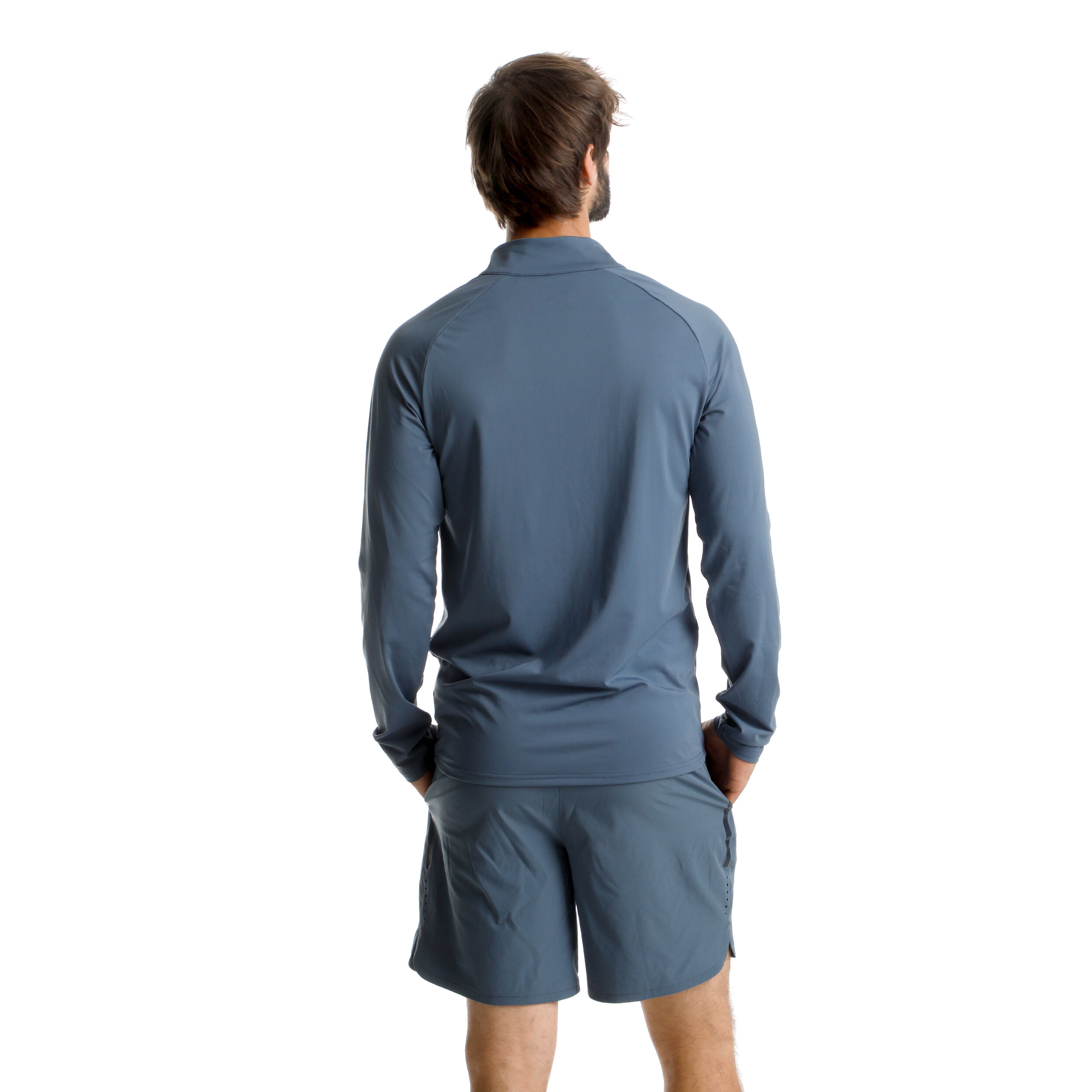 Quiet Please Perspectives Drop Shorts Hommes - Bleu