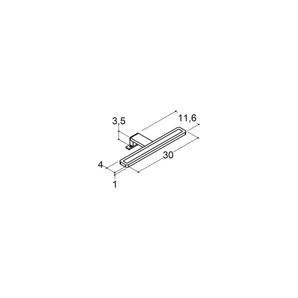 LED LAMPE SCANBAD VELA L300 MM