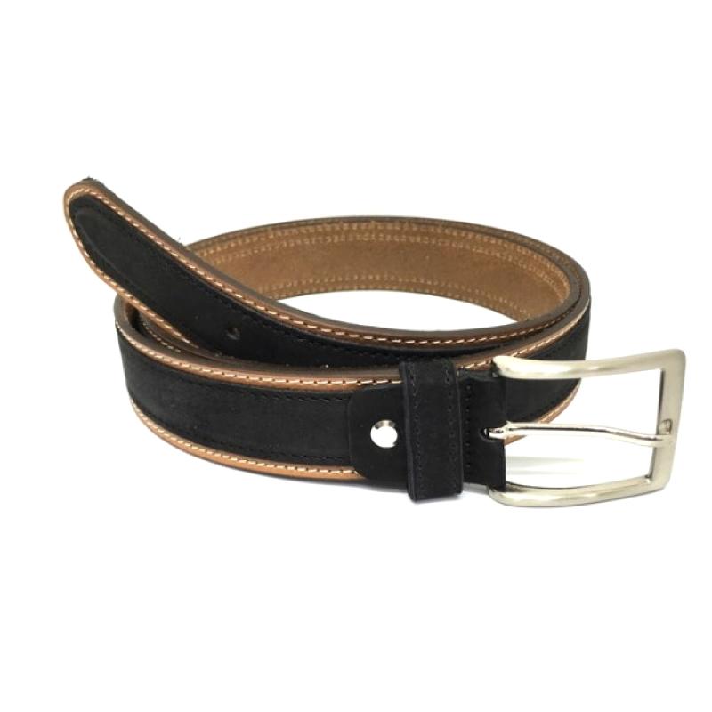 Milano Belts Heren Centuur Como Zwart