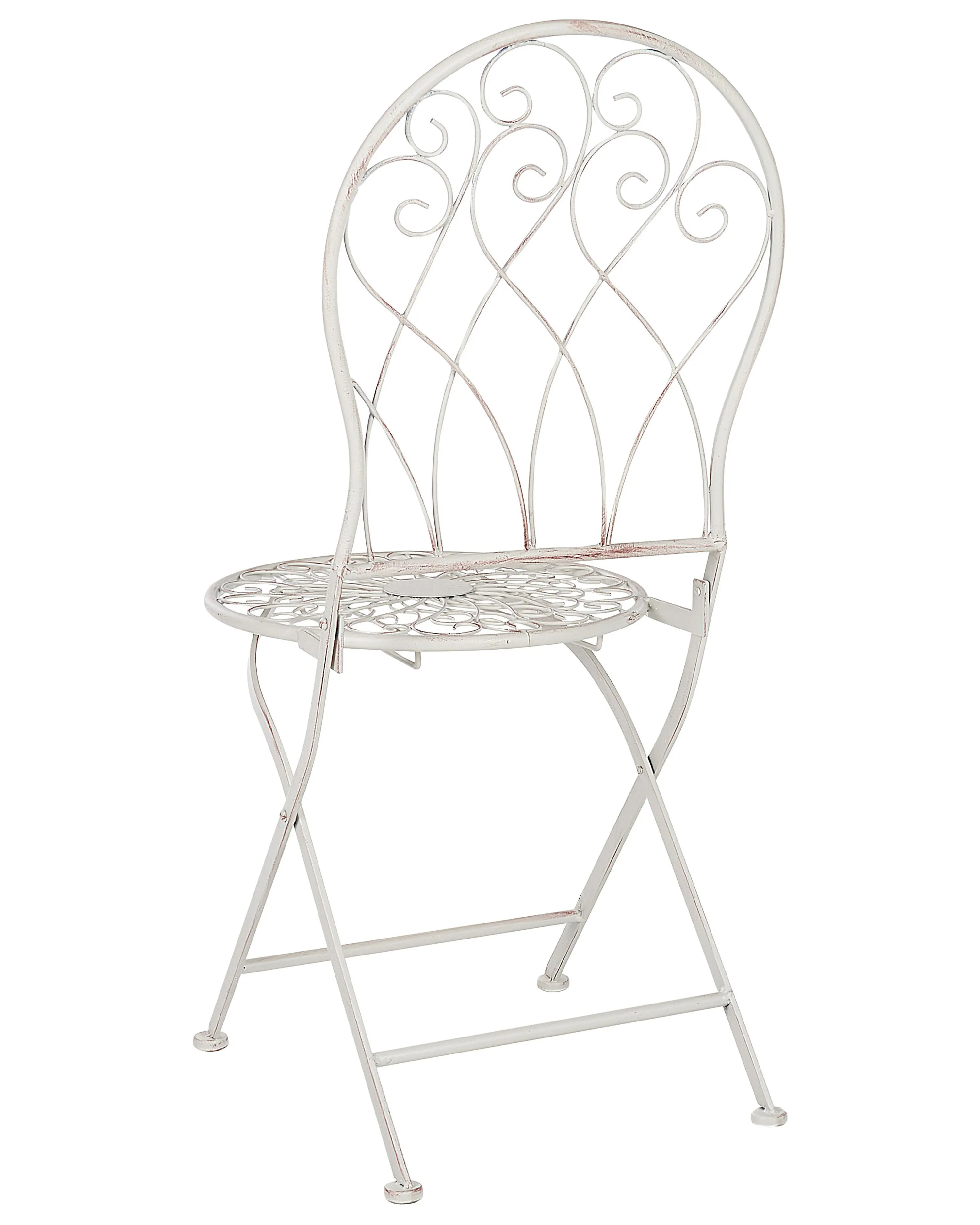Set van 2 tuinstoelen STIFFE Metaal Wit