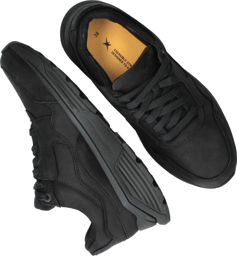 Xsensible Golden Gate Stretchwalker Sneakers Zwart Dames
