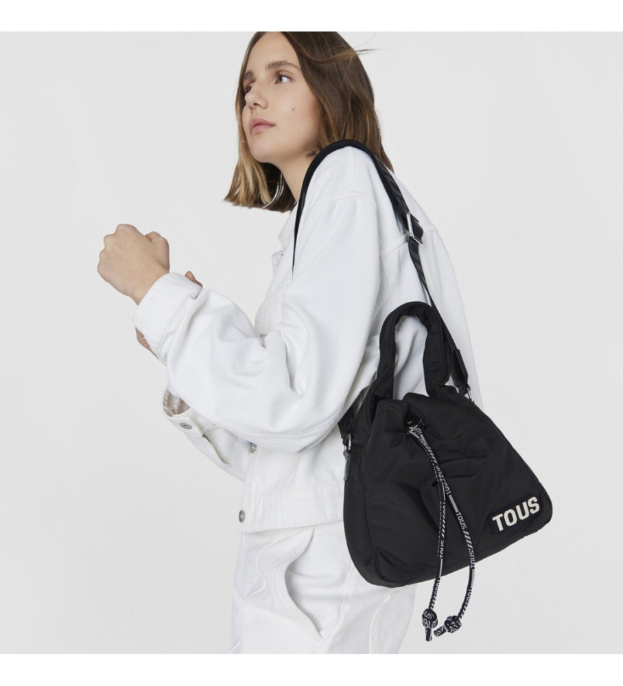 Bolsa Tous T Carol Soft Black Bucket