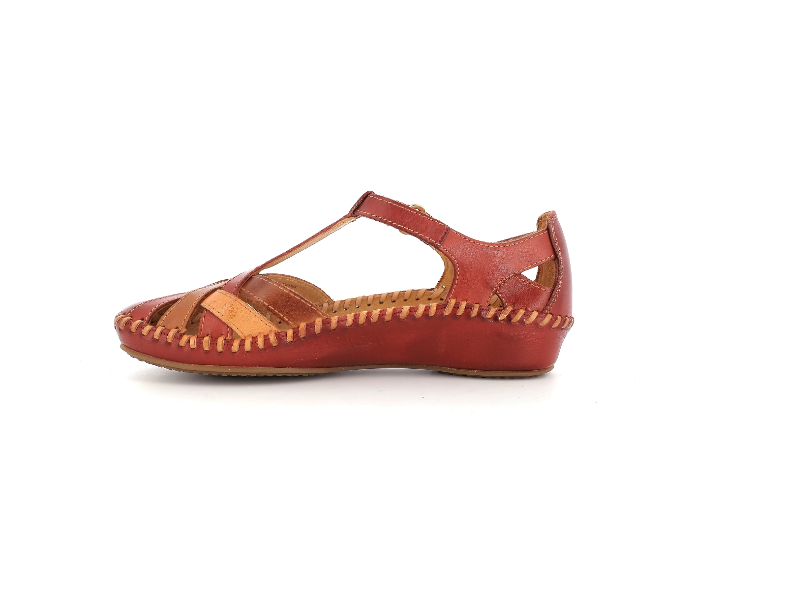 Pikolinos-VALLARTA  655 0732C5 Cuir Multi Rouge