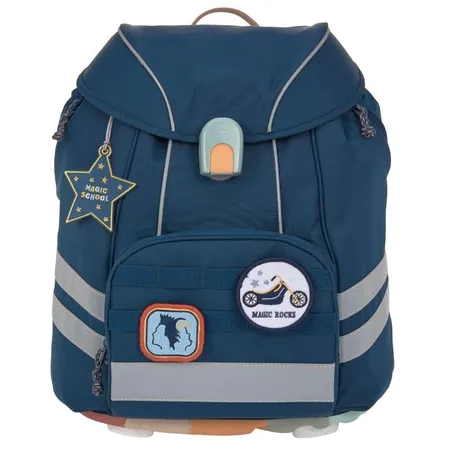 Lässig Schulranzen-Set Flexy Unique navy Ehrlich Brothers