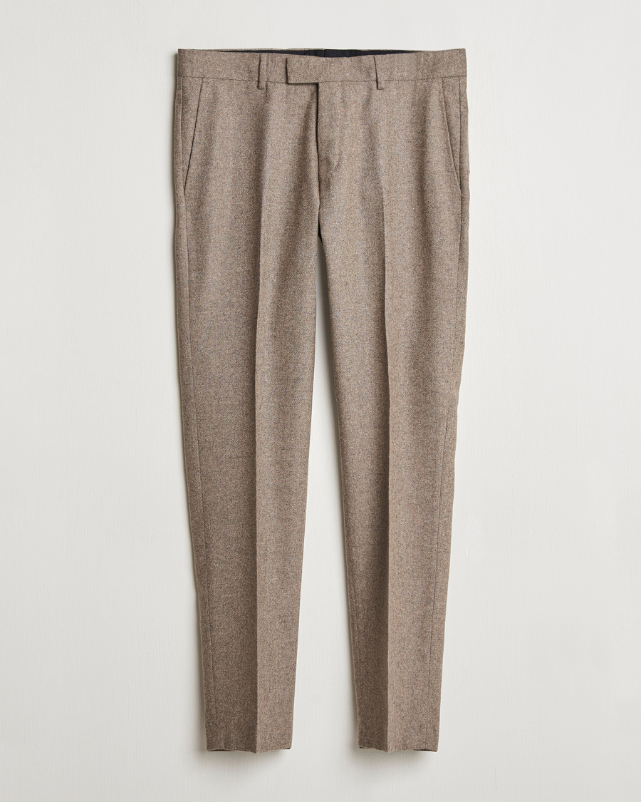 Tiger of Sweden Tenuta Brushed Wool Trousers Burlywood