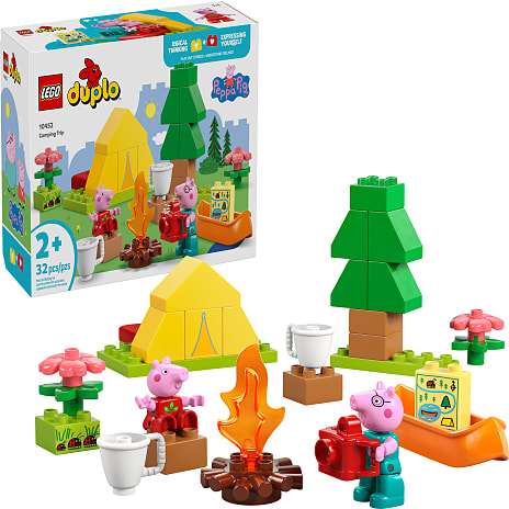 LEGO DUPLO Gurli Gris campingtur byggesæt med legetøjskano 10452