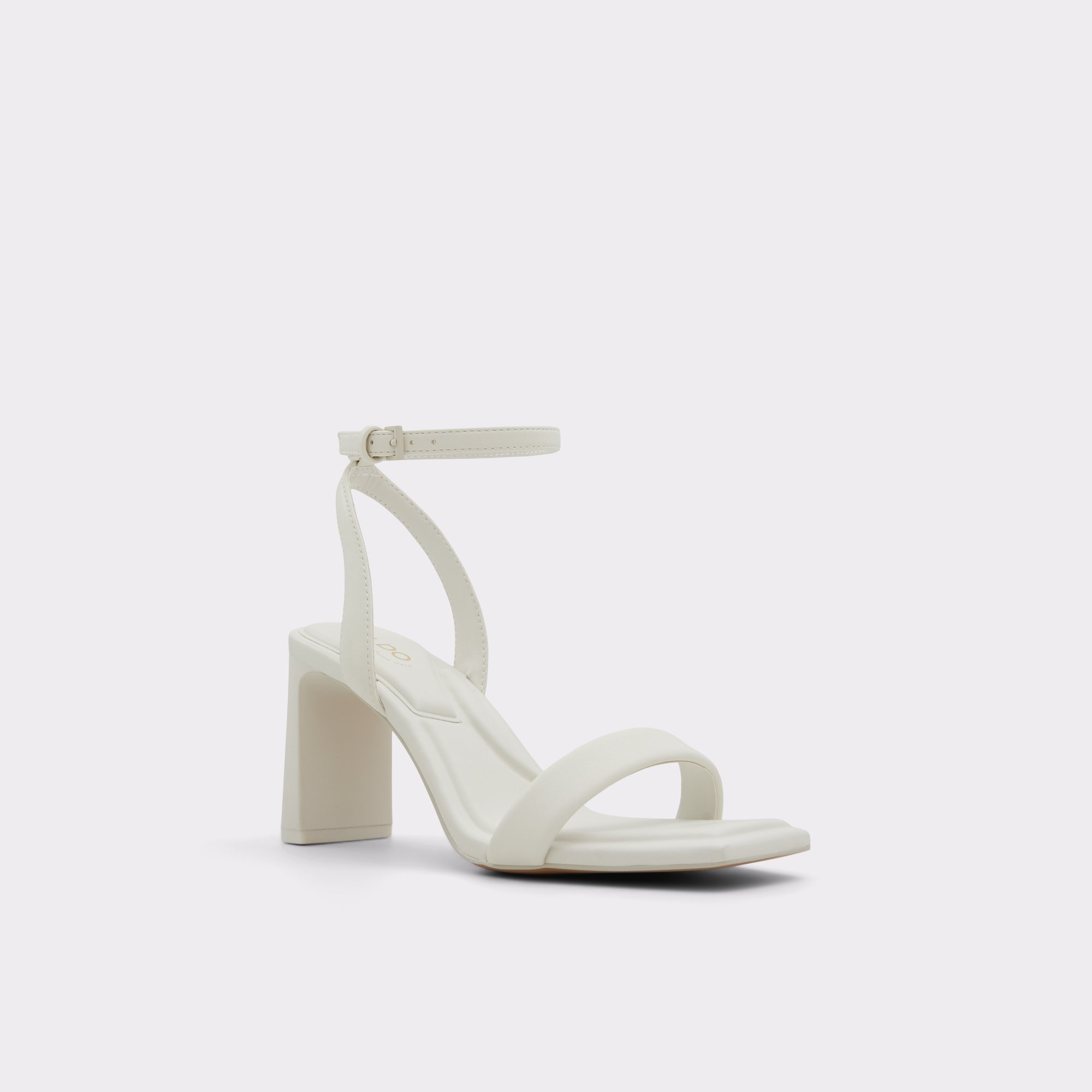 Aurorai White-Bone Women Block Heels
