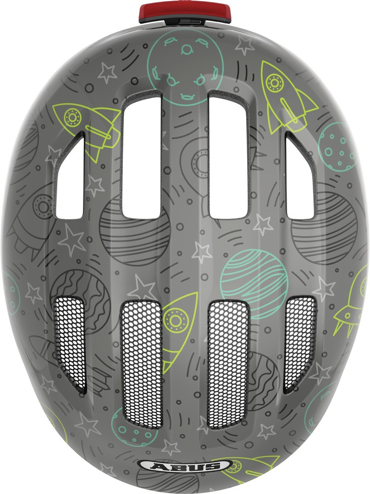 Abus Smiley 3.0 LED Cykelhjelm Grey Space