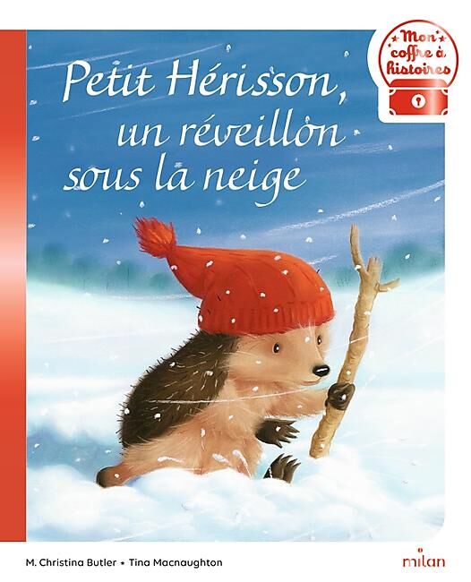 MILAN - PETIT HERISSON UN REVEILLON SOUS LA NEIGE