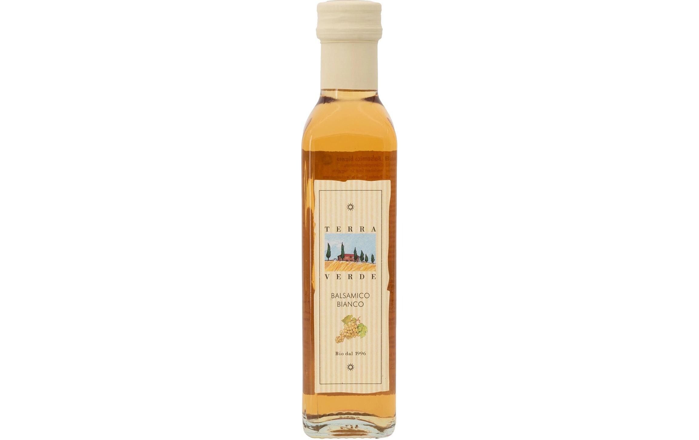 Balsamico bianco Condimento «SUPERIORE» 250 mlEdler weisser Balsamico mit feiner Süsse und milder Säure für raffinierte Dressings und Marinaden