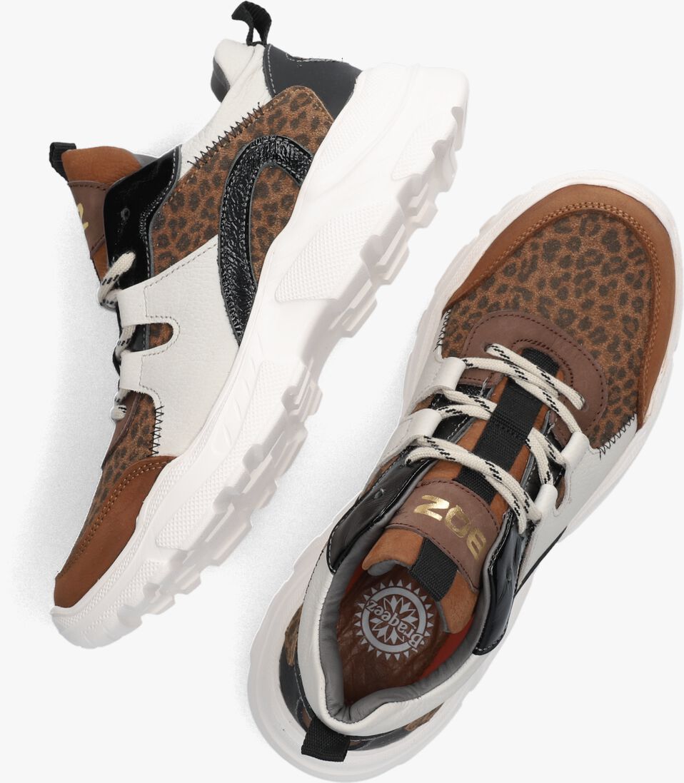 BRAQEEZ cognac braqeez lage sneakers robin run