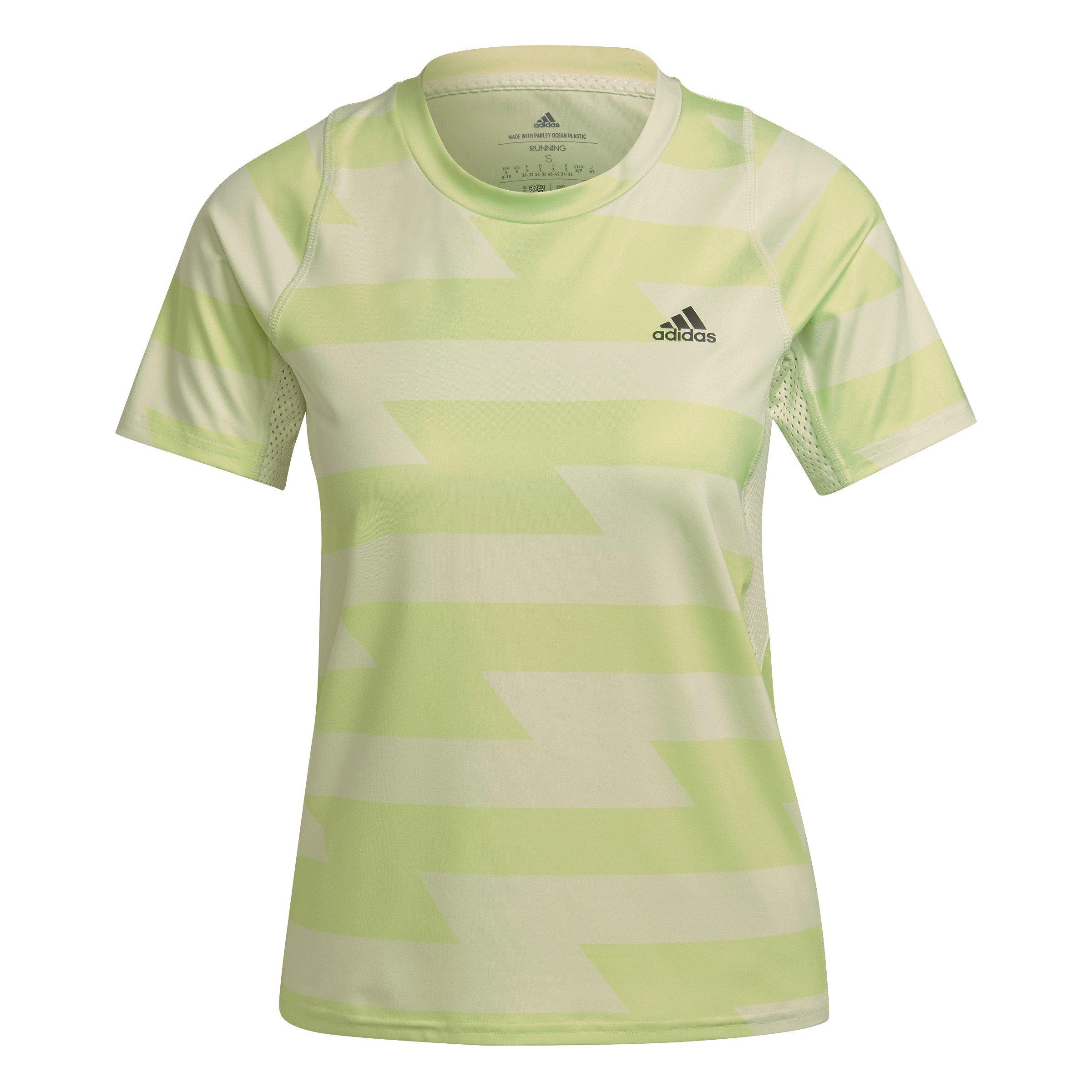 adidas Fast Allover Print T Shirt Womens