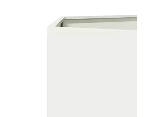 Jardinière bac lit surélevé blanche 104 x 90 x 45 cm 02_0038631