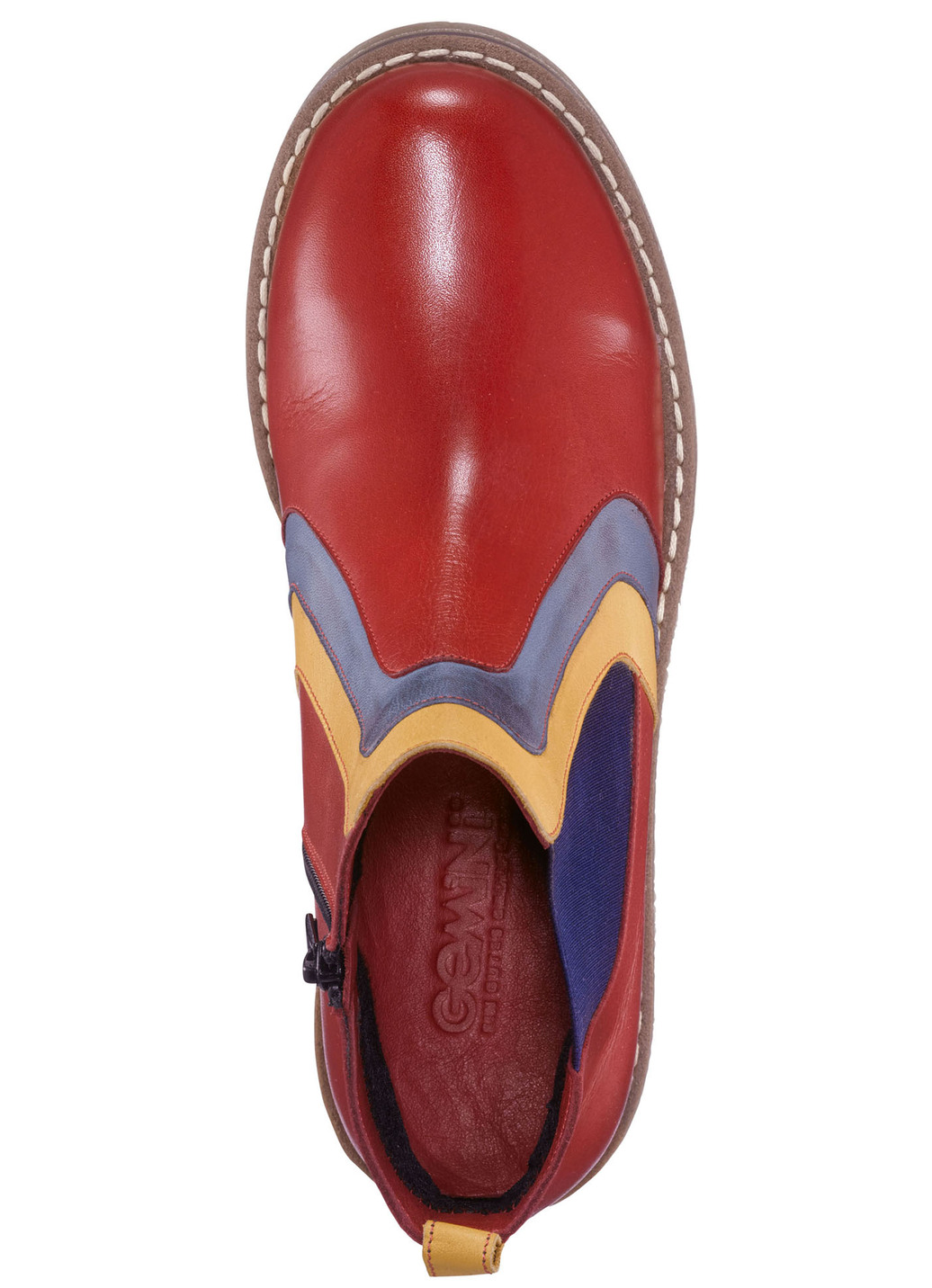 Gemini Stiefelette mit dekorativem Einsatz