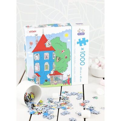 Mummitrollet Puslespill Mummihuset 1000 Brikker