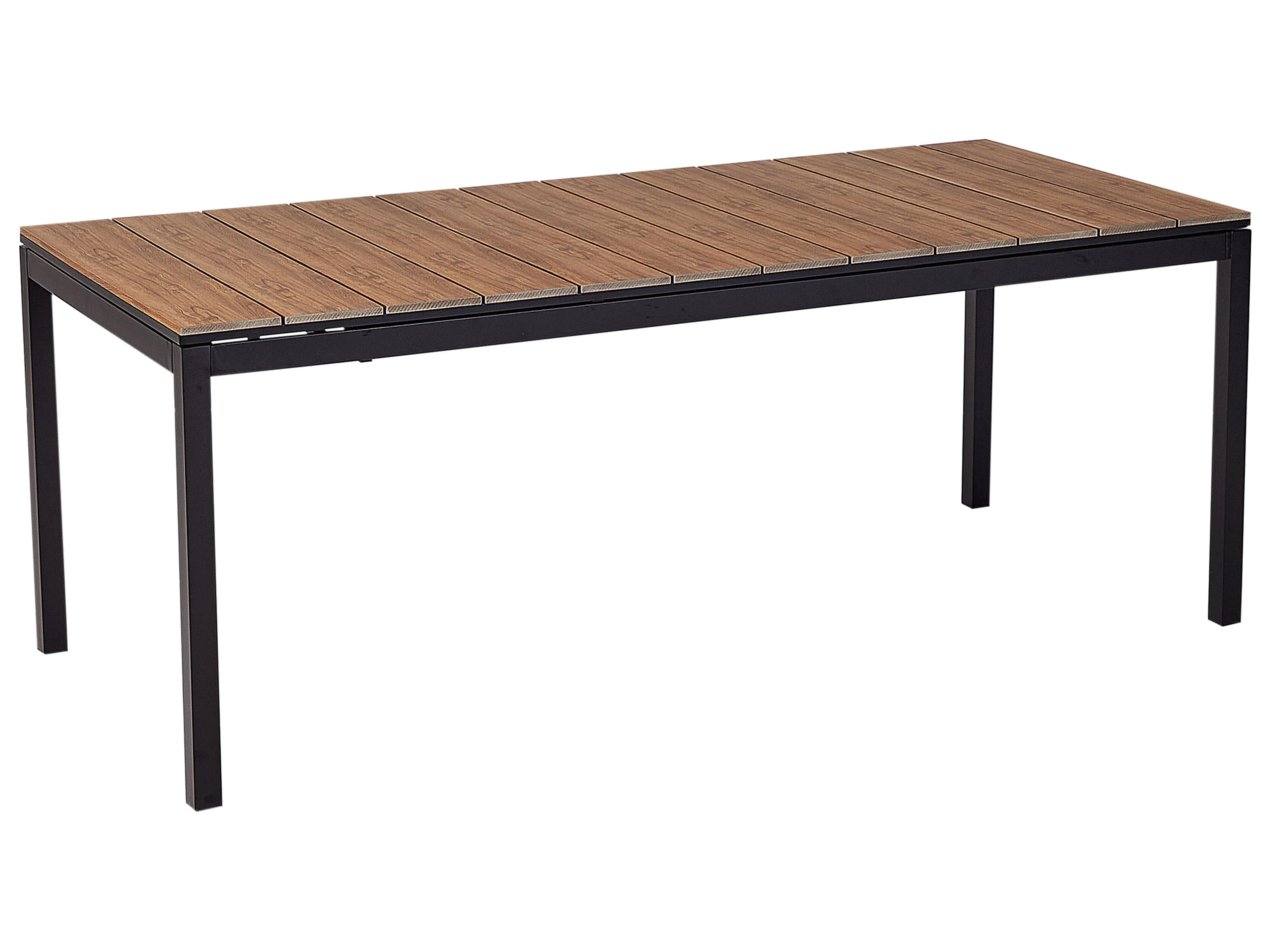 Uitschuifbare tuintafel TOFANE 198/248 cm 90 cm Bruin